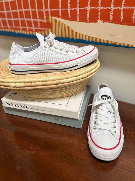 Converse Shoes - Converse All Star Low Knit White Sneakers Size 7 Men 9 Women EU 40